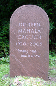 a memorial stone